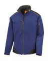 Heren Softshell Jas Result R124X Royal-Black